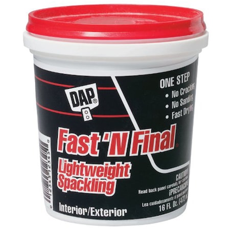 Dap 1 Pt Fast 'N Final Lightweight Spackling 12141